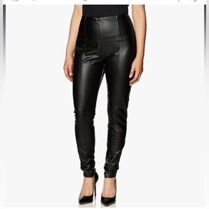 Lysse Faux Leather Hi-Rise Leggings Women Size Small Black
